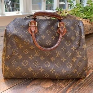 authentic LV speedy bag 30